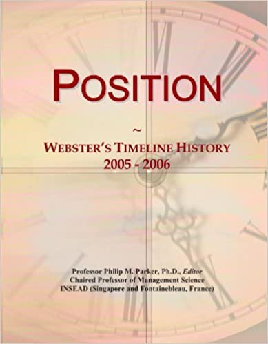 Position: Webster's Timeline History, 2005 - 2006