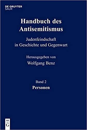 Handbuch Des Antisemitismus, Band 2, Personen
