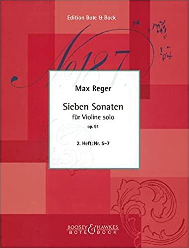 Sieben Sonaten: Heft 2. op. 91. Violine.