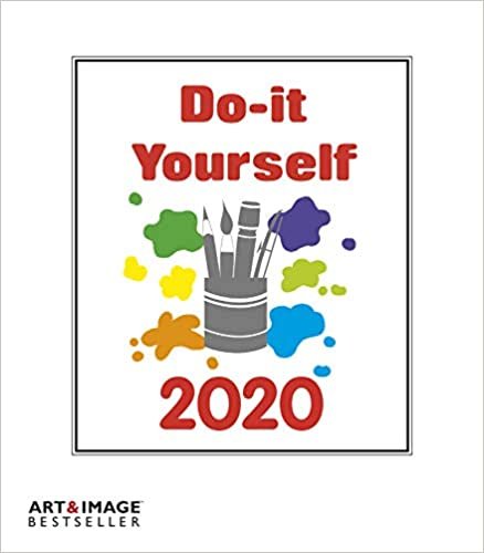 Do-it-Yourself Bastelkalender 2020 klein/weiß