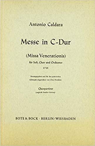 Messe C-Dur: Missa Venerationis. Soli, Chor (SATB) und Kammerorchester. Studienpartitur. indir