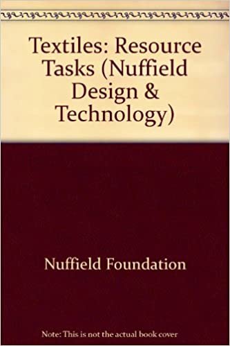 Nuffield Design and Technology: Key Stage 4 Textiles Resource Tasks Copymasters