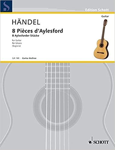 8 Pièces d'Aylesford: Gitarre. (Edition Schott)