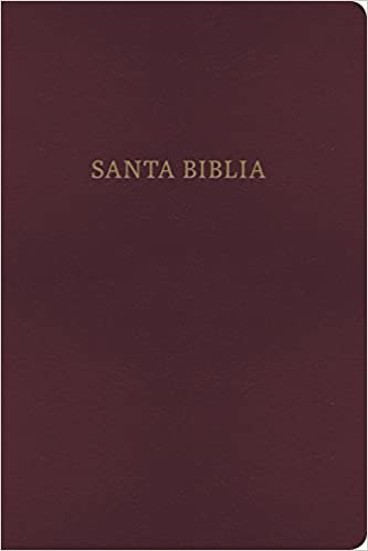 RVR 1960/KJV Biblia Bilingue, borgona imitacion piel indir