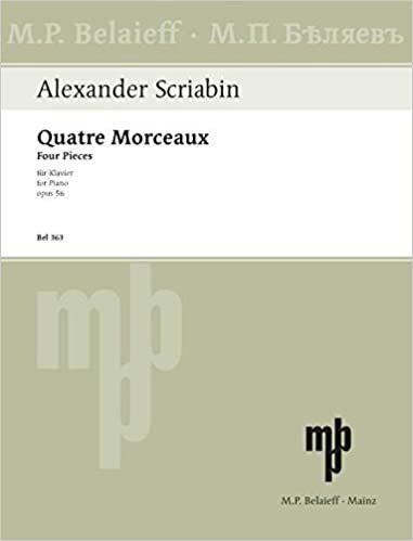 Quatre Morceaux: op. 56. Klavier. indir