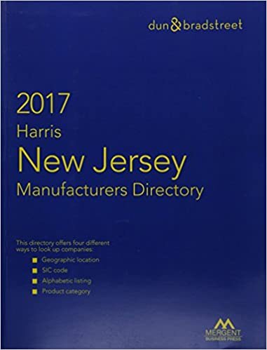Harris New Jersey Manufacturers Directory 2017