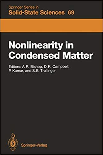 Nonlinearity in Condensed Matter: Proceedings of the Sixth Annual Conference, Center for Nonlinear Studies, Los Alamos, New Mexico, 5-9 May, 1986 (Springer Series in Solid-State Sciences)