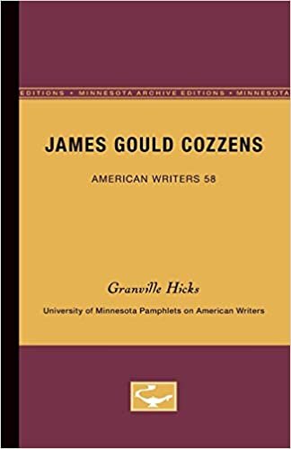 James Gould Cozzens - American Writers 58: University of Minnesota Pamphlets on American Writers
