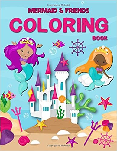 Mermaid Coloring Book: Mermaid Book, Kids Coloring Book, Mermaid Books for Girls, Girls Coloring Books Ages 4-8, Activity Books for Kids Ages 4-8 (kids coloring books, Band 4)