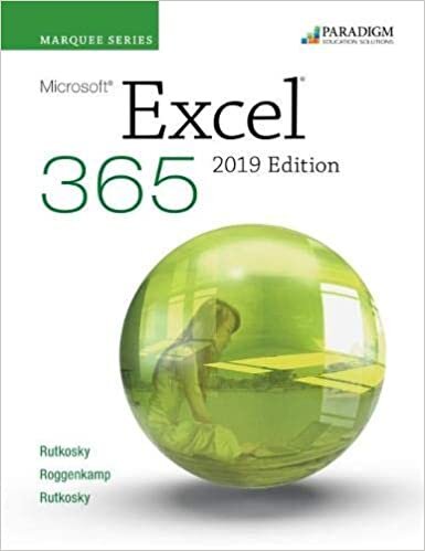Marquee Series: Microsoft Excel 2019: Text, Review and Assessments Workbook and eBook (access code via mail)