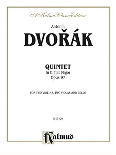 String Quintet in E-Flat Major, Op. 97: For Two Violins, Two Violas and Cello (Kalmus Edition) indir
