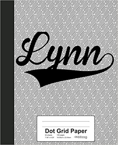 Dot Grid Paper: LYNN Notebook (Weezag Wine Review Paper Notebook)