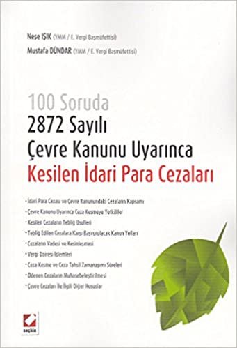 Çevre Kanunu Uyarınca Kesilen İdari Para Cezaları