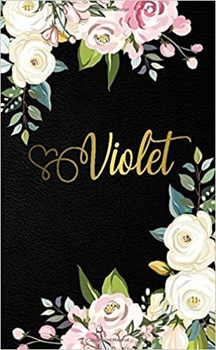 Violet: Pretty 2020-2021 Two-Year Monthly Pocket Planner & Organizer with Phone Book, Password Log & Notes | 2 Year (24 Months) Agenda & Calendar | Floral & Gold Personal Name Gift for Girls & Women indir