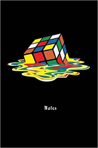 Rubik's Cube Melting Rubix Cube Notebook: Rubik's Cube Melting Rubix Cube Nerd Notebook for nerds & geeks - 120 checkered pages for notes, ... ca. DINA5 | Math Gift Idea for Mathematicians