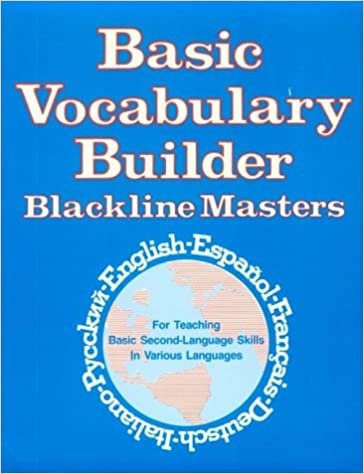 Basic Vocabulary Builder: Blackline Masters: For Teaching Basic Second-Language Skills in Various Languages (Language - Professional Resources)