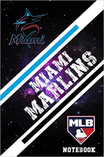 Miami Marlins Sport Notebook & Journal With Logo Team Miami Marlins NFL , MLB , NCAA , NHL #26