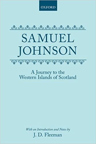 A Journey to the Western Islands of Scotland (Oxford English Texts)
