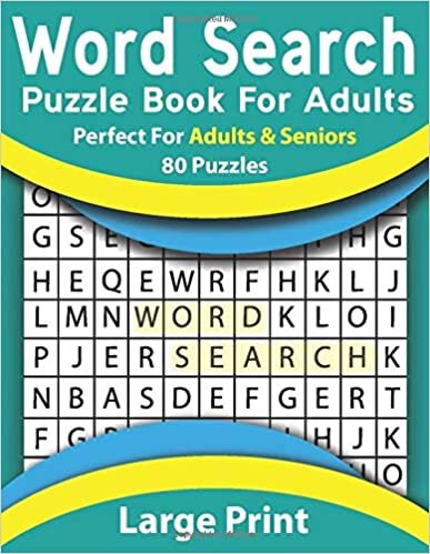 Word Search Puzzle Book For Adults: Puzzle Book With Word Find Puzzles for Seniors Adults and All Other Puzzle Fans & Perfect Puzzle Book for Enjoying Leisure Time of Adults With Solution indir