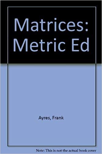 Matrices: Metric Ed indir