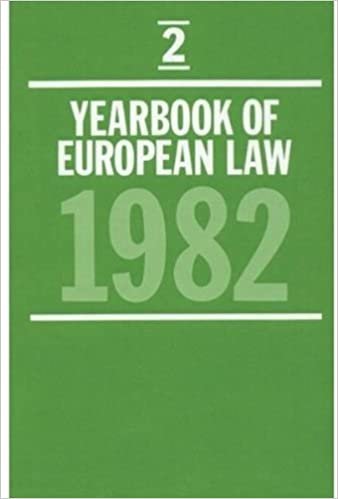 Yearbook of European Law 1982: Vol 2