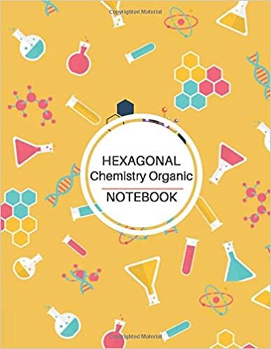 Chemistry Organic Notebook: Hexagonal Graph Paper Notebooks (Mimosa Yellow Cover) - Small Hexagons 1/4 inch, 8.5 x 11 Inches 100 Pages - Journal for ... Organic Chemistry Journal and Biochemistry.