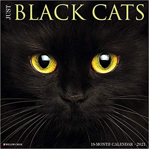 Just Black Cats 2021 Calendar