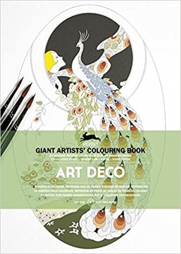 Art Deco: Giant Artists' Colouring Book (Multilingual Edition) (Giant Artists' Colouring Books) indir