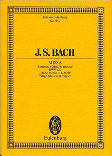 Missa Mass in B Minor BWV 232. Miniature Score