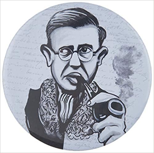 Jean-Paul Sartre (Karikatür) - Rozet indir