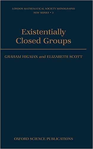Existentially Closed Groups (London Mathematical Society Monographs)