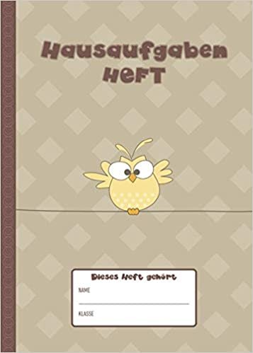 Hausaufgabenheft A5 Vogel: immerwährend - 1 Woche 2 Seiten