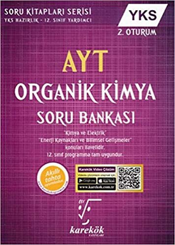 Karekök AYT YKS 2. Oturum Organik Kimya Soru Bankası Yeni