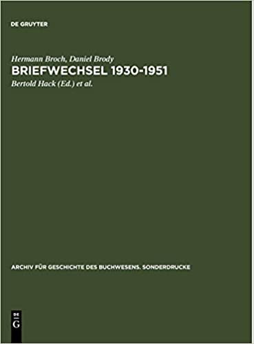Briefwechsel 1930-1951 (Archiv für Geschichte des Buchwesens – Sonderdrucke)