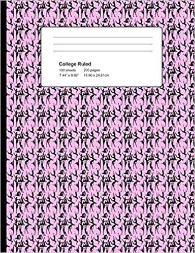 College Ruled 200 Pages: Light Pink Gymnast Composition Notebook, Gymnastics Lover College Composition Book, Notebook For Gymnasts