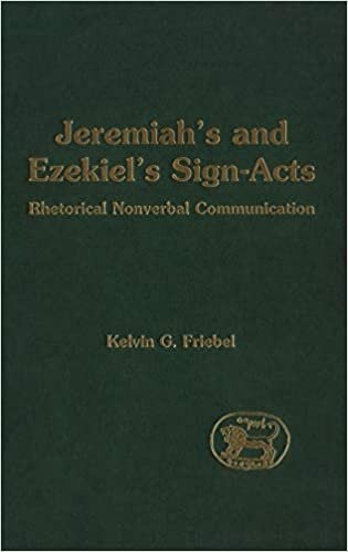 Jeremiah's and Ezekiel's Sign-Acts: Rhetorical Nonverbal Communication (Journal for the Study of the Old Testament Supplement S.)