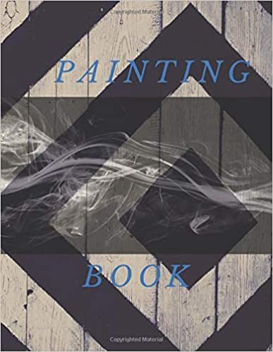 Painting Book: Perfect for Sketching Large 100 Pages, Blank 8.5 x 11 inches