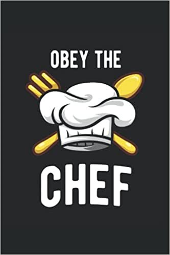 Obey The Chef: Obey the cook taccuino divertente cucina divertente regali a righe (formato A5, 15, 24 x 22, 86 cm, 120 pagine)