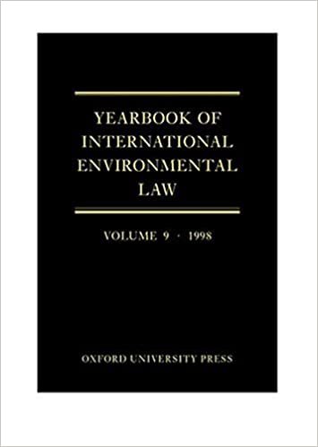 Yearbook of International Environmental Law 1998