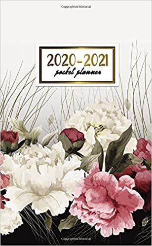 2020-2021 Pocket Planner: Nifty Two-Year (24 Months) Monthly Pocket Planner and Agenda | 2 Year Organizer with Phone Book, Password Log & Notebook | Cute Watercolor Floral Pattern indir