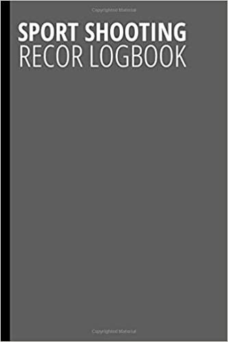 Sport Shooting Record Logbook: Shooting Data Book, Shooting Record Book, Shot Recording with Target Diagrams, Color background is Minimalist Gray Sport Shooting indir