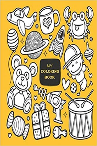 my coloring book: For Kids Ages 4-8 (Silly Bear Coloring Books)