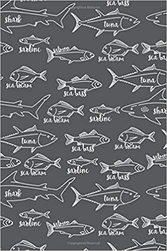 Swimming Fish: 6x9 Lined Writing Notebook Journal, 120 Pages