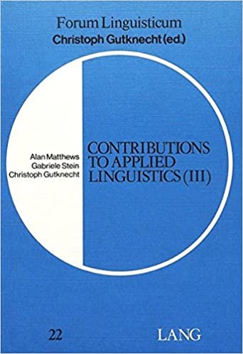 Contributions to Applied Linguistics (III) (Forum Linguisticum): v. 3 indir