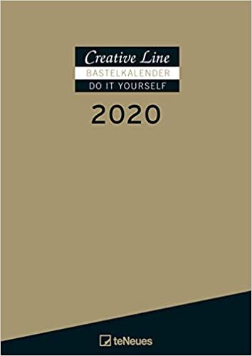 Creative Line Bastelkalender 2020 Gold indir