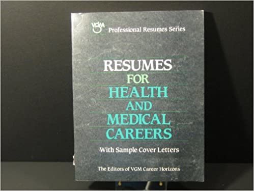 Resumes for Health and Medical Careers (Vgm Professional Resumes Series) indir