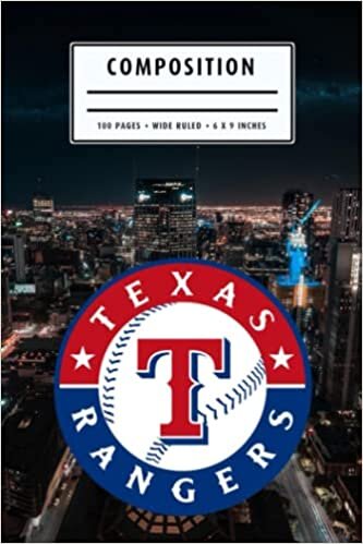 Weekly Planner Composition : Texas Rangers Notebook- To My Baseball Son , To My Baseball Dad - Baseball Notebook #8