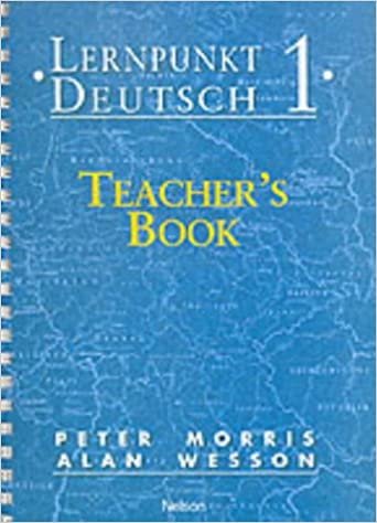 LERNPUNKT DEUTSCH: Teacher's Book Stage 1