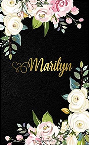 Marilyn: Pretty 2020-2021 Two-Year Monthly Pocket Planner & Organizer with Phone Book, Password Log & Notes | 2 Year (24 Months) Agenda & Calendar | Floral & Gold Personal Name Gift for Girls & Women indir