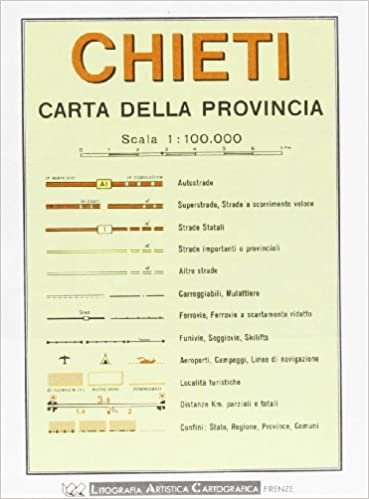 Chieti Provincial Road Map (1:100, 000) indir